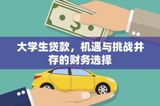 杂多大学生贷款，机遇与挑战并存的财务选择