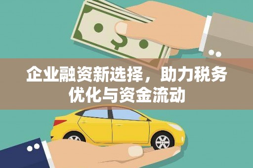 杂多企业融资新选择，助力税务优化与资金流动