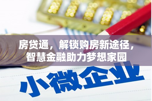 杂多房贷通，解锁购房新途径，智慧金融助力梦想家园