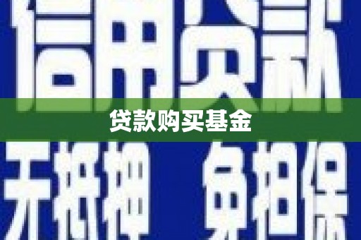 杂多贷款购买基金
