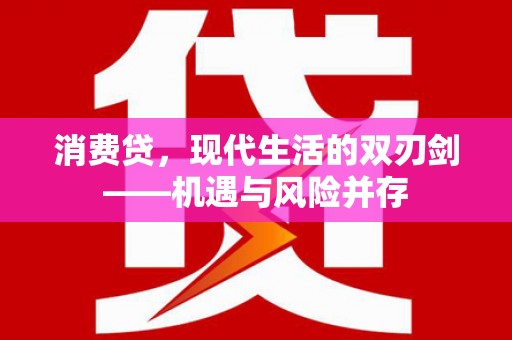 杂多消费贷，现代生活的双刃剑——机遇与风险并存
