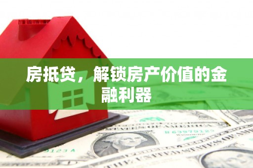 杂多房抵贷，解锁房产价值的金融利器
