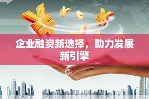 杂多企业融资新选择，助力发展新引擎