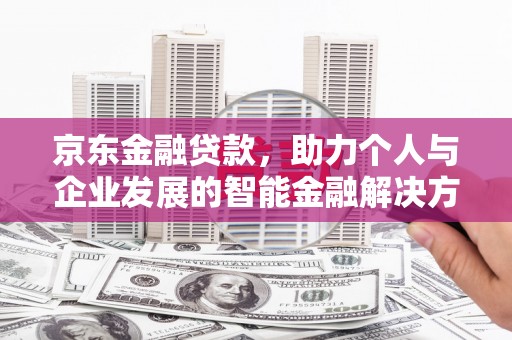 杂多京东金融贷款，助力个人与企业发展的智能金融解决方案