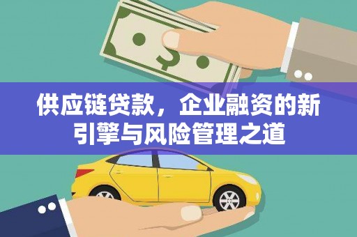 杂多供应链贷款，企业融资的新引擎与风险管理之道