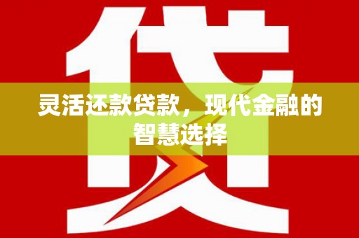 杂多灵活还款贷款，现代金融的智慧选择