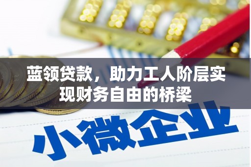 杂多蓝领贷款，助力工人阶层实现财务自由的桥梁