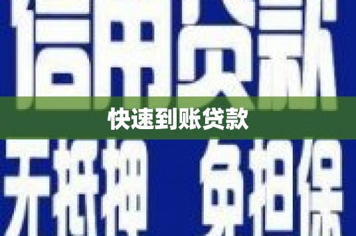 杂多快速到账贷款