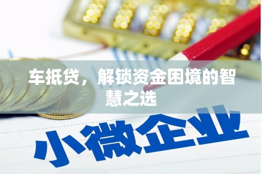 杂多车抵贷，解锁资金困境的智慧之选