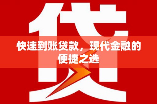 杂多快速到账贷款，现代金融的便捷之选