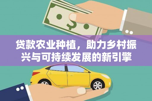 杂多贷款农业种植，助力乡村振兴与可持续发展的新引擎