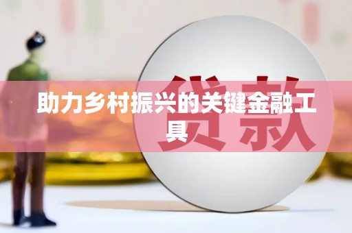 杂多助力乡村振兴的关键金融工具