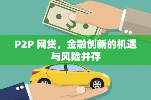 杂多P2P 网贷，金融创新的机遇与风险并存