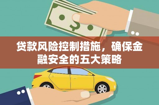 杂多贷款风险控制措施，确保金融安全的五大策略