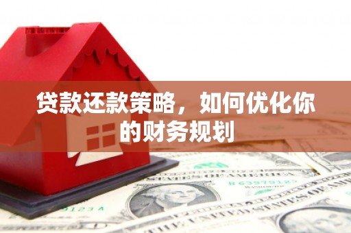 杂多贷款还款策略，如何优化你的财务规划