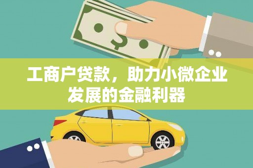 杂多工商户贷款，助力小微企业发展的金融利器