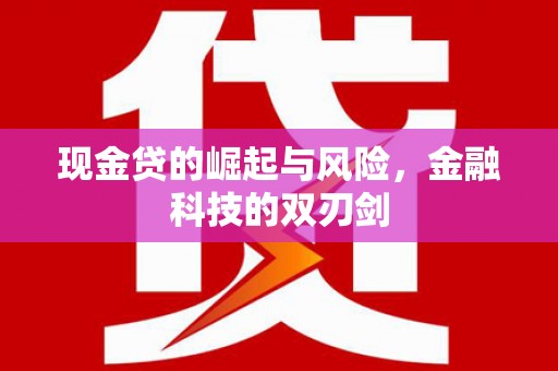 杂多现金贷的崛起与风险，金融科技的双刃剑