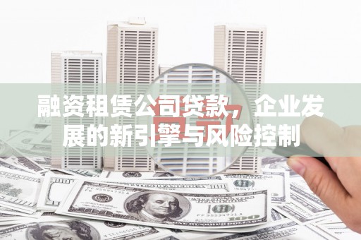 杂多融资租赁公司贷款，企业发展的新引擎与风险控制