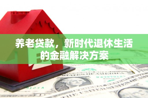 杂多养老贷款，新时代退休生活的金融解决方案