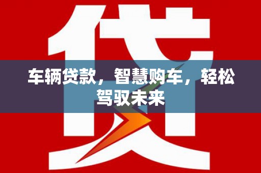 杂多车辆贷款，智慧购车，轻松驾驭未来
