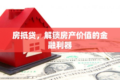 杂多房抵贷，解锁房产价值的金融利器