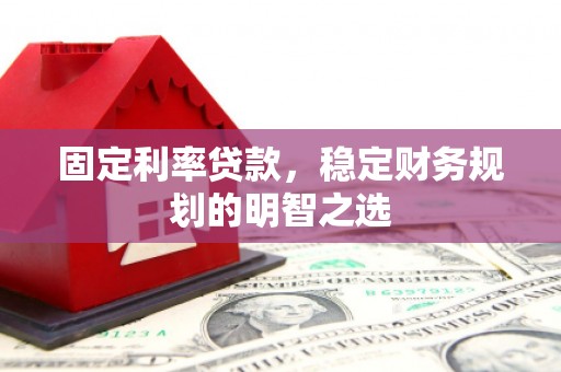 杂多固定利率贷款，稳定财务规划的明智之选