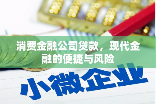 杂多消费金融公司贷款，现代金融的便捷与风险