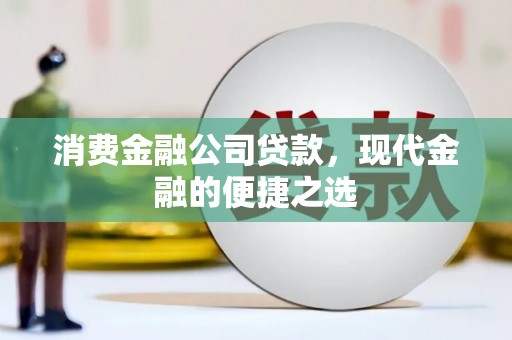 杂多消费金融公司贷款，现代金融的便捷之选