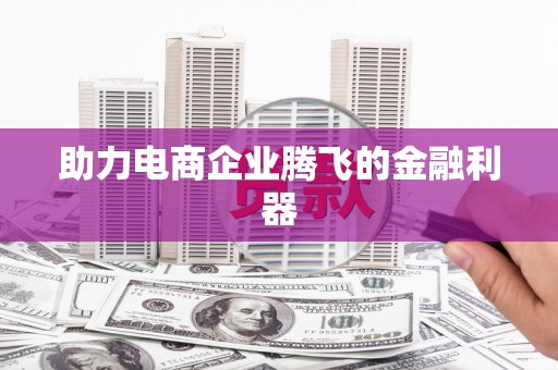杂多助力电商企业腾飞的金融利器