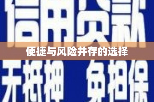 杂多便捷与风险并存的选择