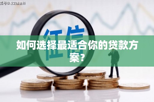 杂多如何选择最适合你的贷款方案？