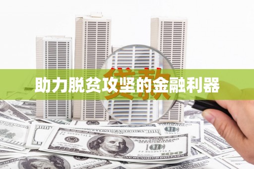 杂多助力脱贫攻坚的金融利器